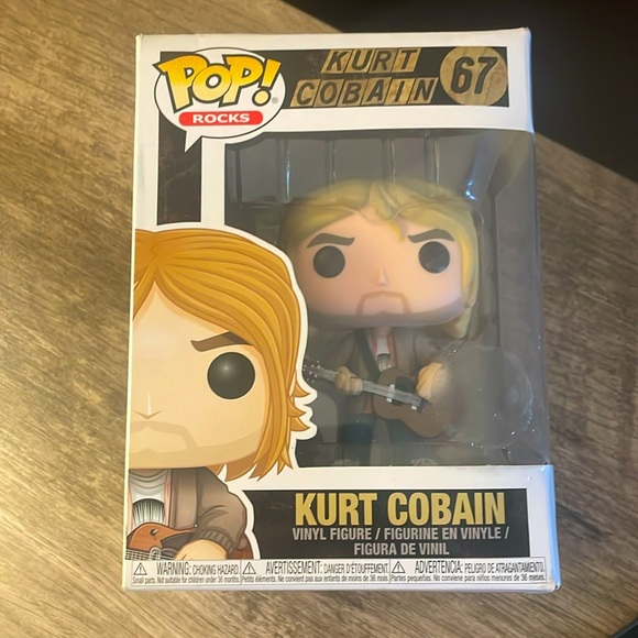 Kurt Cobain Pop Funko #67 - Picture 2 of 2